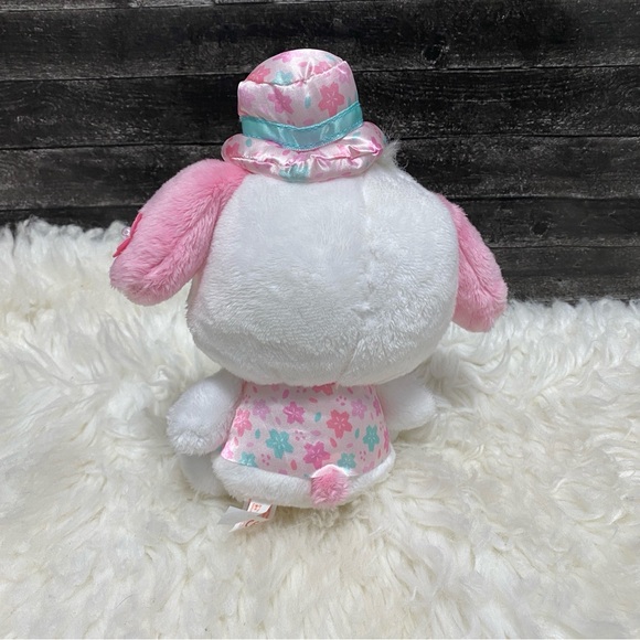 SANRIO POCHACCO SAKURA PINK JAPAN LIMITED CHERRY BLOSSOM STUFFED PLUSH TOY - Picture 3 of 6